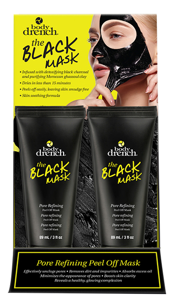 

Маска для лица с углем The Black Mask: Маска 6*89мл, Маска для лица с углем The Black Mask