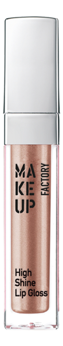 make up factory блеск для губ с эффектом влажных губ high shine lip gloss 14 rosy glint Блеск для губ с эффектом влажных губ High Shine Lip Gloss 6,5мл: 14 Rosy Glint