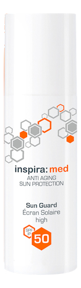 

Солнцезащитная эмульсия Inspira: Med Anti Aging Sun Protection Sun Guard SPF50: Эмульсия 50мл, Солнцезащитная эмульсия Inspira: Med Anti Aging Sun Protection Sun Guard SPF50