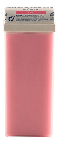 Теплый воск для депиляции в кассете Pink Roll-On 110мл (розовый)