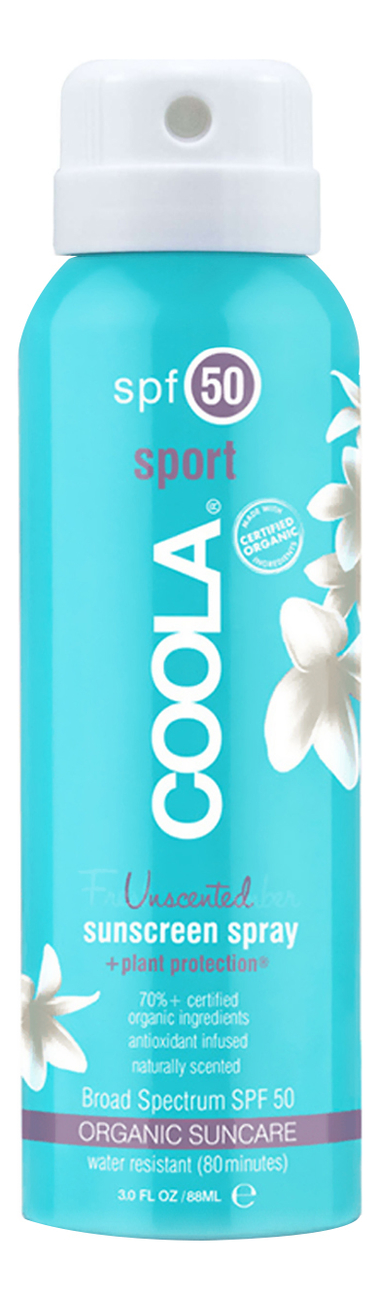 

Солнцезащитный спрей для тела Sport Sunscreen Spray Unscented SPF50: Спрей 88мл, Солнцезащитный спрей для тела Sport Sunscreen Spray Unscented SPF50