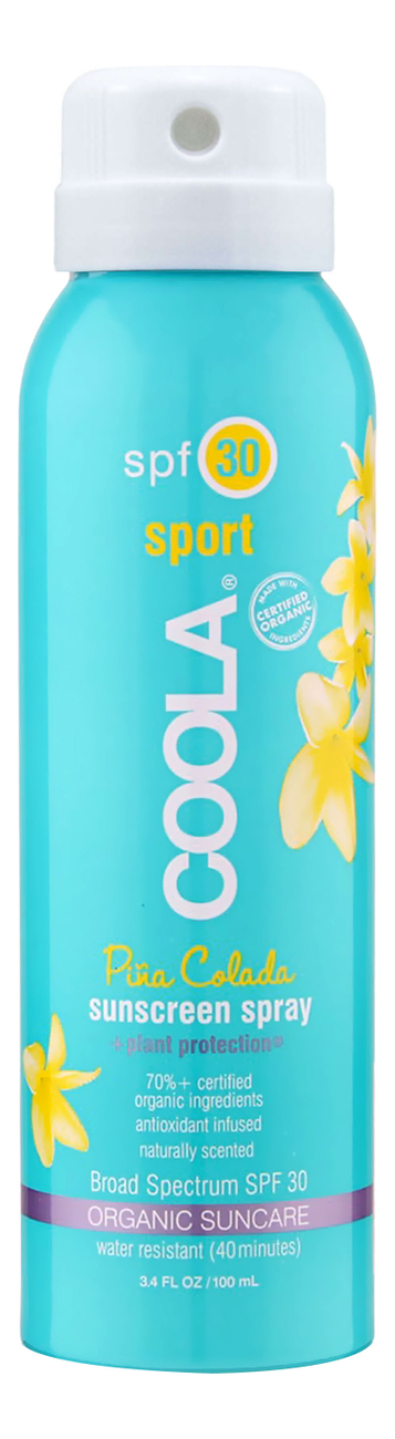 

Солнцезащитный спрей для тела Body Sunscreen Spray Pina Colada SPF30: Спрей 100мл, Солнцезащитный спрей для тела Body Sunscreen Spray Pina Colada SPF30