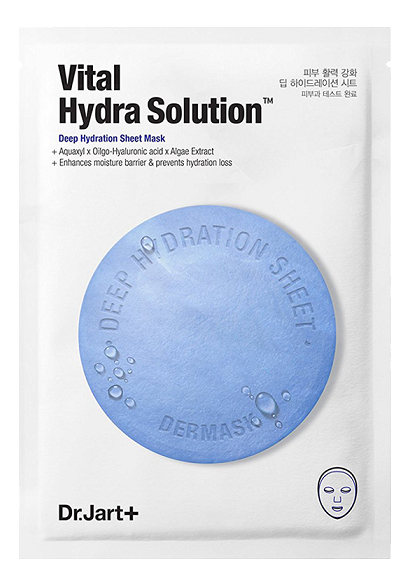 Маска увлажняющая с гиалуроновой кислотой Dermask Vital Hydra Solution: Маска 1шт