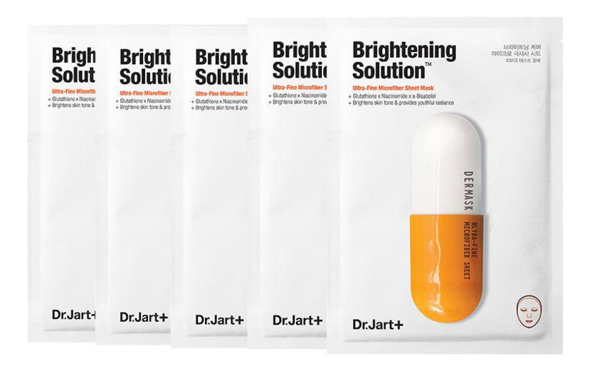 

Тканевая маска для лица Dermask Micro Jet Brightening Solution: Маска 5шт, Тканевая маска для лица Dermask Micro Jet Brightening Solution