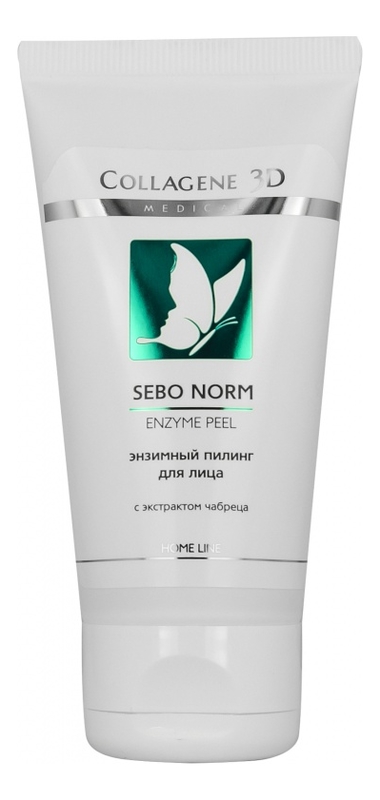 Гель-пилинг для лица энзимный с экстрактом чабреца Sebo Norm Enzyme Peel Home Line: Гель-пилинг 50мл