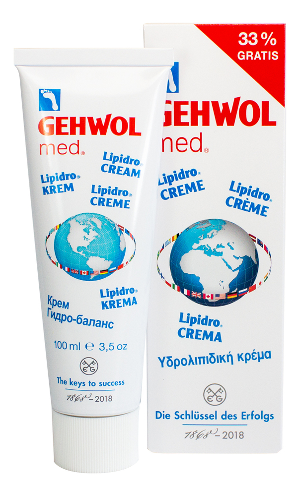 

Крем 100мл, Крем гидро-баланс для ног Med. Lipidro-Creme