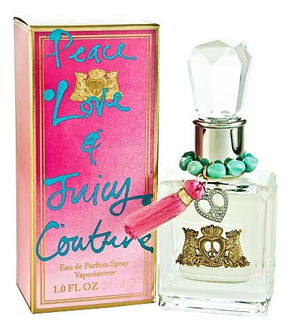 Peace Love & Juicy Couture: парфюмерная вода 30мл i love juicy couture парфюмерная вода 30мл