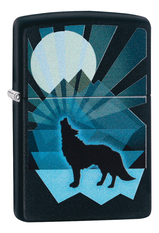 

Зажигалка бензиновая Wolf And Moon 29864