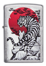 Zippo Зажигалка бензиновая Asian Tiger Design 29889