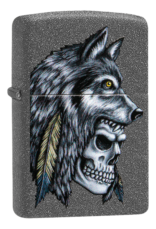 

Зажигалка бензиновая Wolf Skull 29863