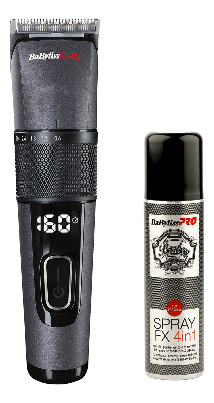 

Машинка для стрижки Cut Definer FX872E Gift + спрей для ножей Spray Fx