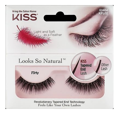 Купить Накладные ресницы Looks So Natural Eyelashes: Flirty KFL02C, Kiss