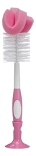 Dr. Brown's Ершик для чистки бутылочки Natural Flow Bottle Brush (розовый)