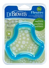Dr. Brown's Прорезыватель для зубов Flexees TE102 (голубой)
