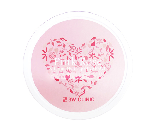 Гидрогелевые патчи для кожи вокруг глаз Pink Rose Vitamin Hydrogel Eye Patch 60шт