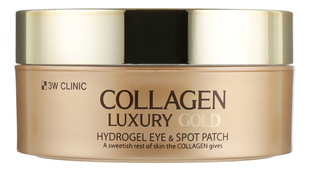 Гидрогелевые патчи для кожи вокруг глаз с коллагеном и коллоидным золотом Collagen Luxury Gold Hydrogel Eye & Spot Patch 60шт