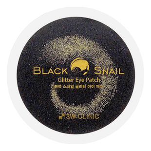 Гидрогелевые патчи для кожи вокруг глаз с муцином черной улитки Black Snail Glitter Eye Patch 60шт
