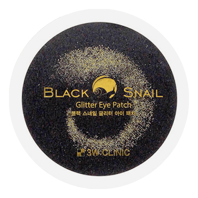 

Гидрогелевые патчи для кожи вокруг глаз с муцином черной улитки Black Snail Glitter Eye Patch 60шт