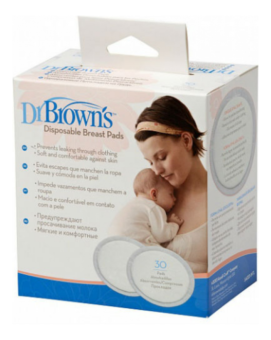 

Вкладыши для бюстгальтера впитывающие Disposable Breast Pads 30шт