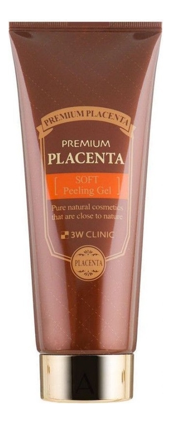 Мягкий пилинг-гель для лица с экстрактом плаценты Premium Placenta Soft Peeling Gel 180мл