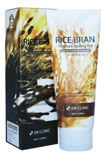 3W CLINIC Увлажняющий пилинг-гель для лица с экстрактом бурого риса Rice Bran Moisture Peeling Gel 180мл