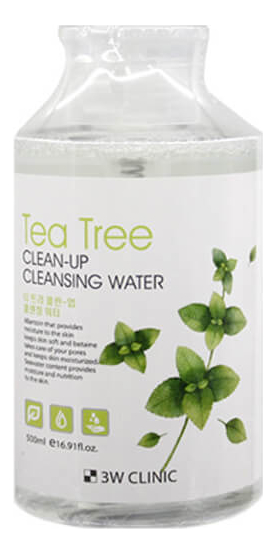 

Очищающая вода для снятия макияжа Tea Tree Clean-Up Cleansing Water 500мл