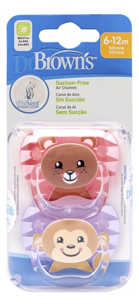

Пустышка с колпачком PreVent Classic Pacifier PV22014 (6-12 мес, 2шт)