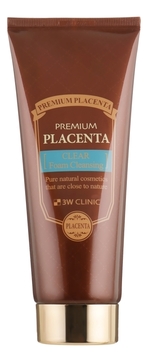 Омолаживающая пенка для умывания с экстрактом плаценты Premium Placenta Clear Foam Cleansing 180мл