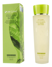 3W CLINIC Увлажняющий тонер для лица с экстрактом алоэ Aloe Full Water Activating Skin Toner 150мл