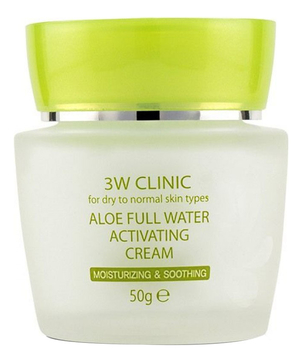 Крем для лица с экстрактом алоэ Aloe Full Water Activating Cream 50г