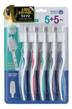 CLIO Набор зубных щеток Sens-R Toothbrush 10шт