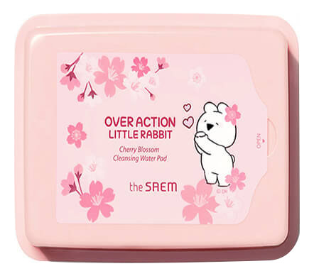 

Очищающие пэды для лица Rabbit Healing Tea Garden Cherry Blossom Cleansing Water Pad 230г