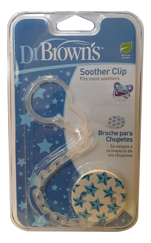 

Клипса для пустышки с цепочкой Advantage Soother Clip (синяя)