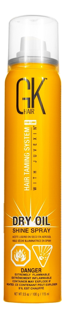 

Спрей для придания блеска волосам Dry Oil Shine Spray 115мл