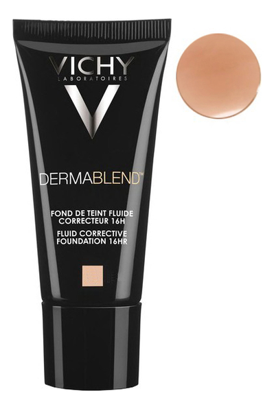 

Корректирующий тональный флюид Dermablend Fluid Corrective 16H 30мл: No30, Корректирующий тональный флюид Dermablend Fluid Corrective 16H 30мл