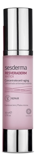 

Концентрированный крем для лица Resveraderm Antiox Concentrado Antienvejecimiento 50мл