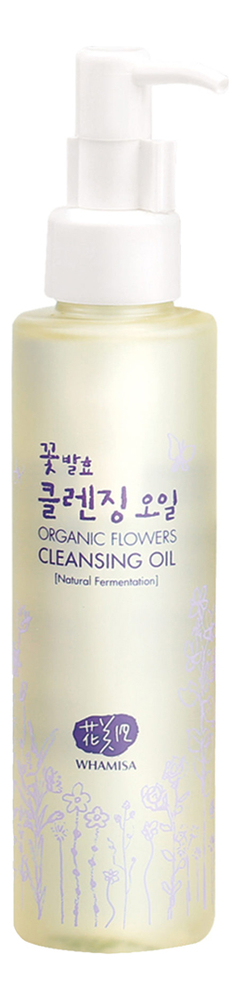 Масло гидрофильное на основе цветочных ферментов Organic Flowers Cleansing Oil 150мл тонер освежающий на основе цветочных ферментов whamisa organic flowers 33 5 мл