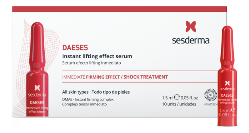 

Сыворотка для лица Мгновенный лифтинг Daeses Serum Efecto Lifting Inmediato 10*1,5мл
