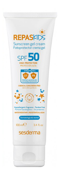 

Солнцезащитный крем-гель Repaskids Sunscreen Gel Cream SPF50 100мл