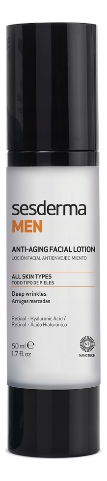 

Антивозрастной лосьон для лица Men Locion Facial Antienvejecimiento 50мл