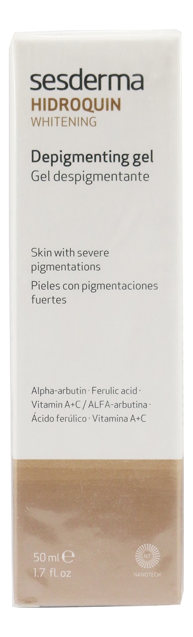

Депигментирующий гель для лица Hidroquin Whitening Gel 50мл