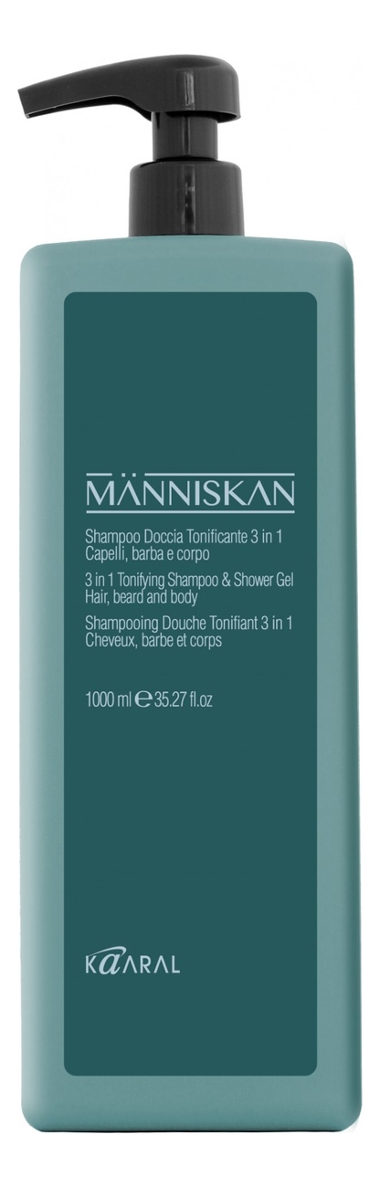 

Тонизирующий шампунь-гель для душа 3 в 1 Manniskan Tonifying Shampoo & Shower Gel: Шампунь-гель 1000мл, Тонизирующий шампунь-гель для душа 3 в 1 Manniskan Tonifying Shampoo & Shower Gel