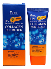 Ekel Солнцезащитный крем для лица и тела с коллагеном UV Collagen Sun Block SPF50+ PA+++ 70мл