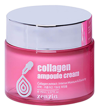 Zenzia Крем для лица с коллагеном Collagen Ampoule Cream 70мл
