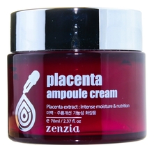 Zenzia Крем для лица с плацентой Placenta Ampoule Cream 70мл
