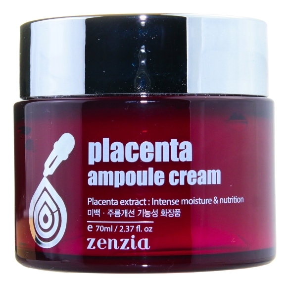 Крем для лица с плацентой Placenta Ampoule Cream 70мл крем для лица с плацентой zenzia placenta 70 мл