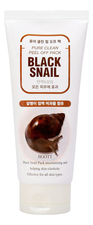 Jigott Маска-пленка для лица с муцином черной улитки Black Snail Pure Clean Peel Off Pack 180мл