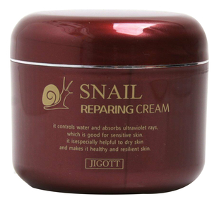 Восстанавливающий крем для лица с муцином улитки Snail Reparing Cream 100мл