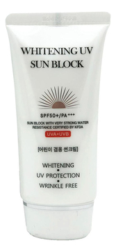 Осветляющий солнцезащитный крем для лица Whitening UV Sun Block Cream SPF50+ PA+++ 70мл