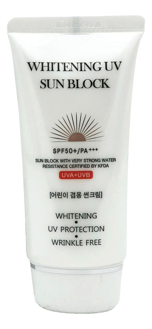 Осветляющий солнцезащитный крем для лица Whitening UV Sun Block Cream SPF50+ PA+++ 70мл от Randewoo